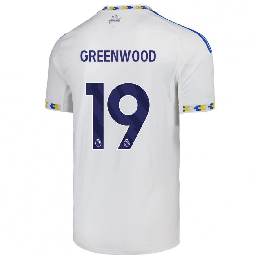 Danxen Dámské Sam Greenwood #19 Bílá Modrá Domů Hráčské Dresy 2025/26 Dres