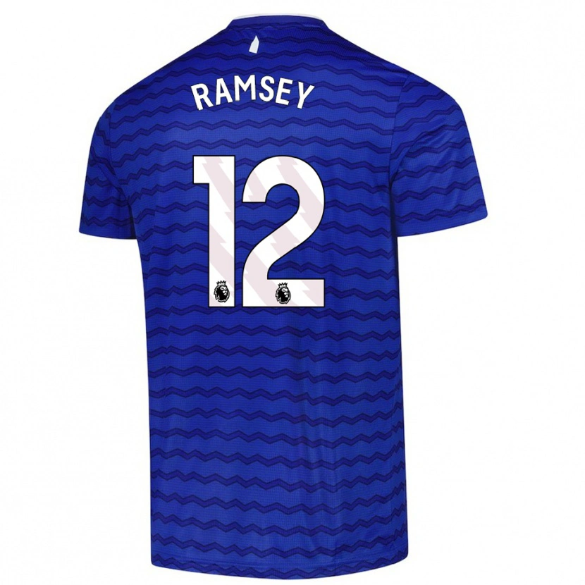 Danxen Dámské Emily Ramsey #12 Modrá Tmavě Modrá Domů Hráčské Dresy 2025/26 Dres