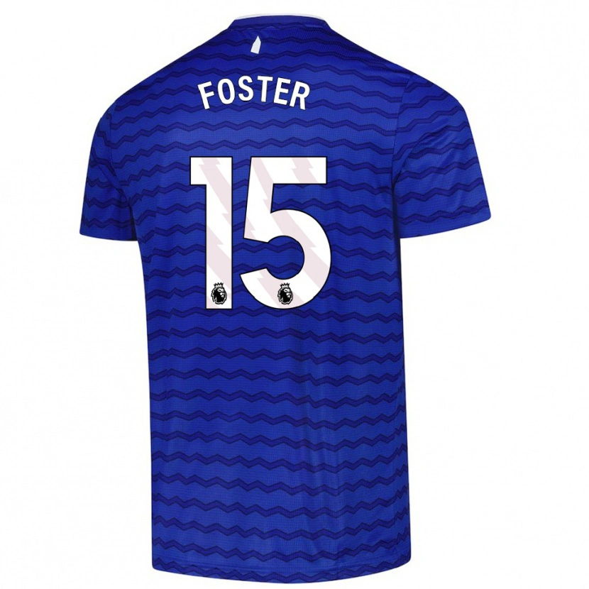 Danxen Dámské Harvey Foster #15 Modrá Tmavě Modrá Domů Hráčské Dresy 2025/26 Dres