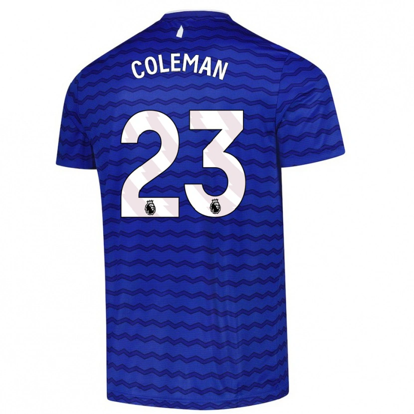 Danxen Dámské Séamus Coleman #23 Modrá Tmavě Modrá Domů Hráčské Dresy 2025/26 Dres