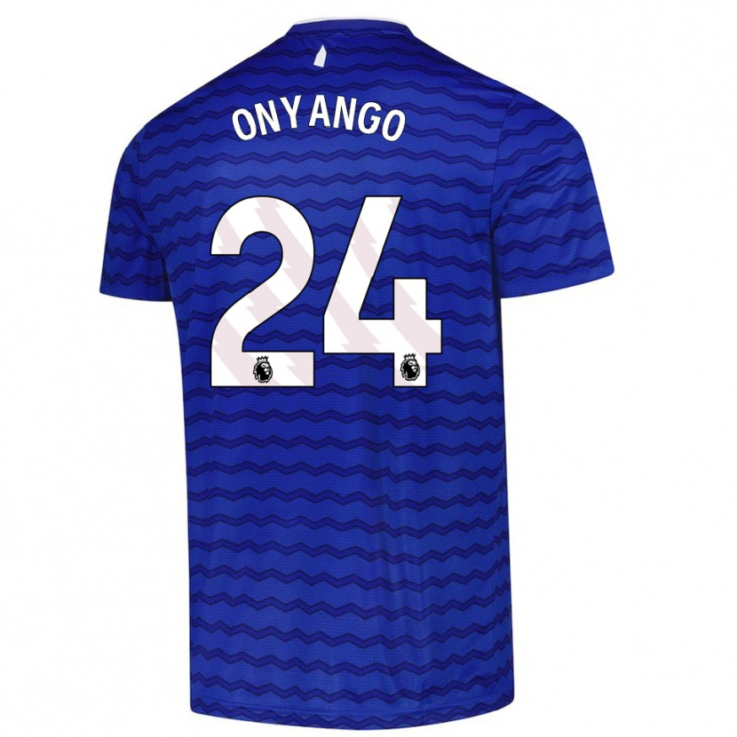 Danxen Dámské Tyler Onyango #24 Modrá Tmavě Modrá Domů Hráčské Dresy 2025/26 Dres