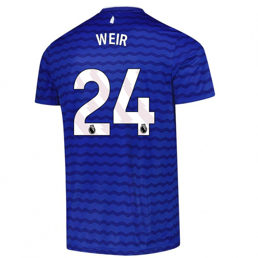Danxen Dámské Kenzie Weir #24 Modrá Tmavě Modrá Domů Hráčské Dresy 2025/26 Dres