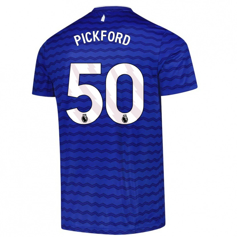 Danxen Dámské George Pickford #50 Modrá Tmavě Modrá Domů Hráčské Dresy 2025/26 Dres