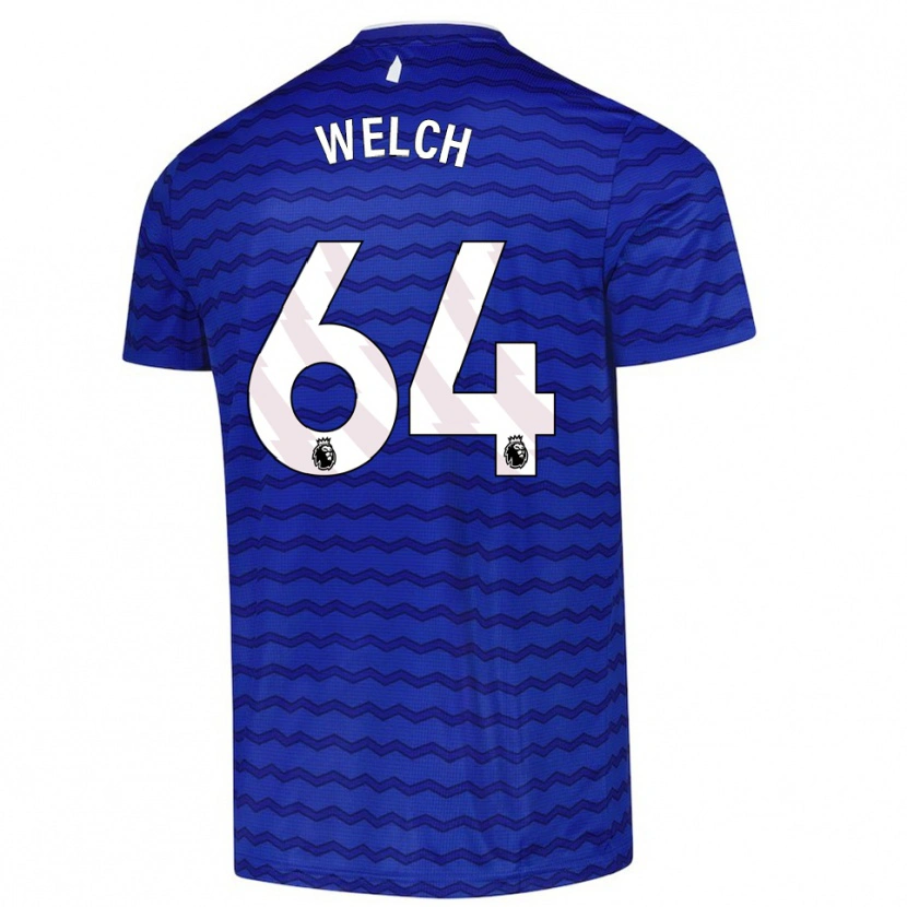 Danxen Dámské Reece Welch #64 Modrá Tmavě Modrá Domů Hráčské Dresy 2025/26 Dres