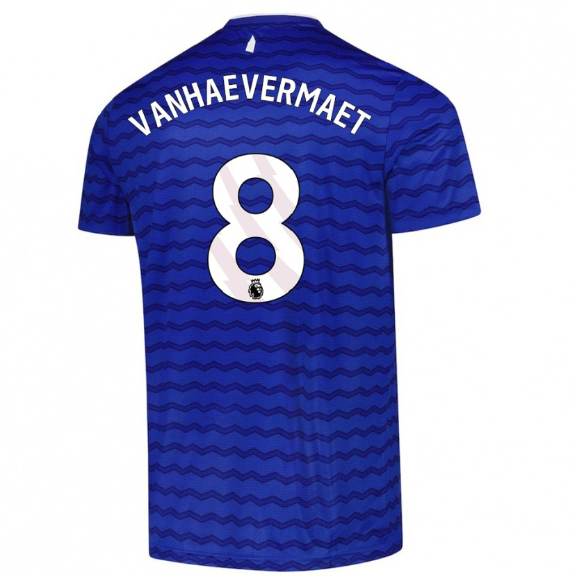 Danxen Dámské Justine Vanhaevermaet #8 Modrá Tmavě Modrá Domů Hráčské Dresy 2025/26 Dres