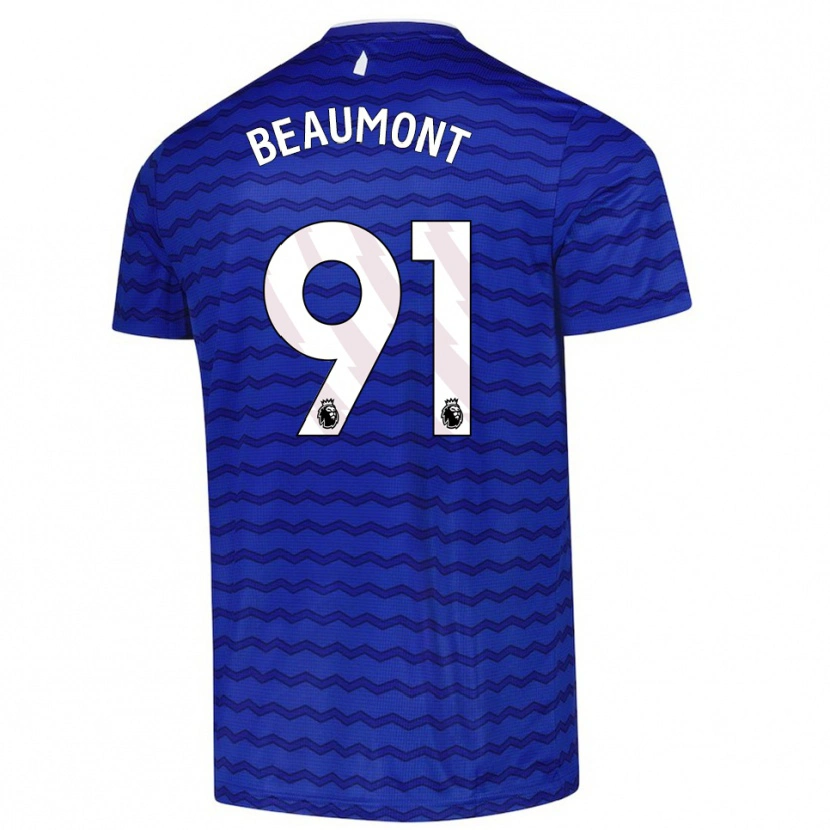 Danxen Dámské Jacob Beaumont-Clark #91 Modrá Tmavě Modrá Domů Hráčské Dresy 2025/26 Dres