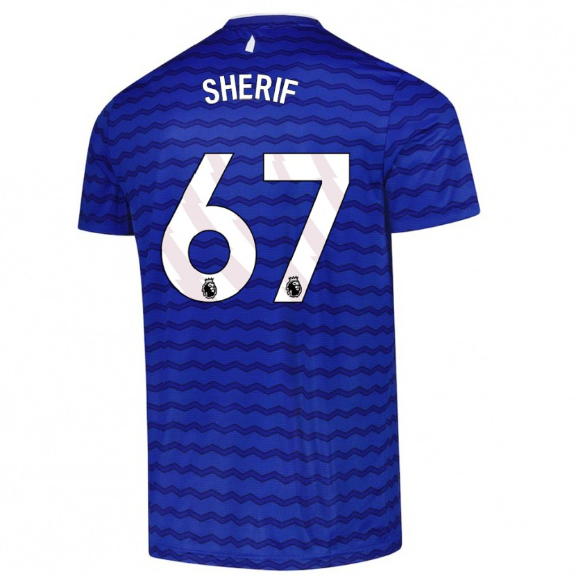 Danxen Dámské Martin Sherif #67 Modrá Tmavě Modrá Domů Hráčské Dresy 2025/26 Dres