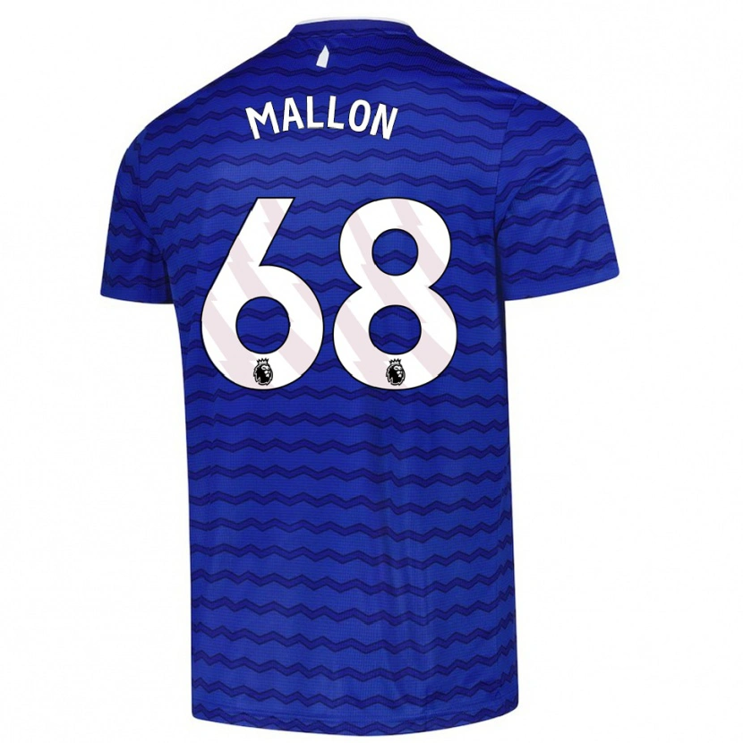 Danxen Dámské Mathew Mallon #68 Modrá Tmavě Modrá Domů Hráčské Dresy 2025/26 Dres