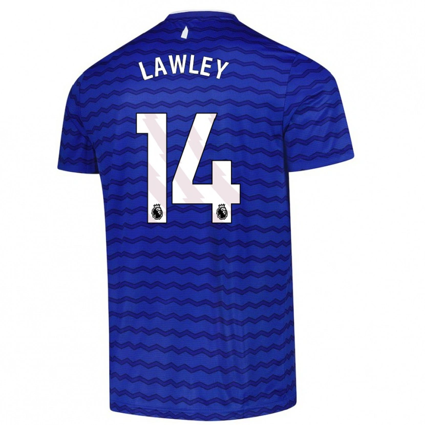 Danxen Dámské Melissa Lawley #14 Modrá Tmavě Modrá Domů Hráčské Dresy 2025/26 Dres