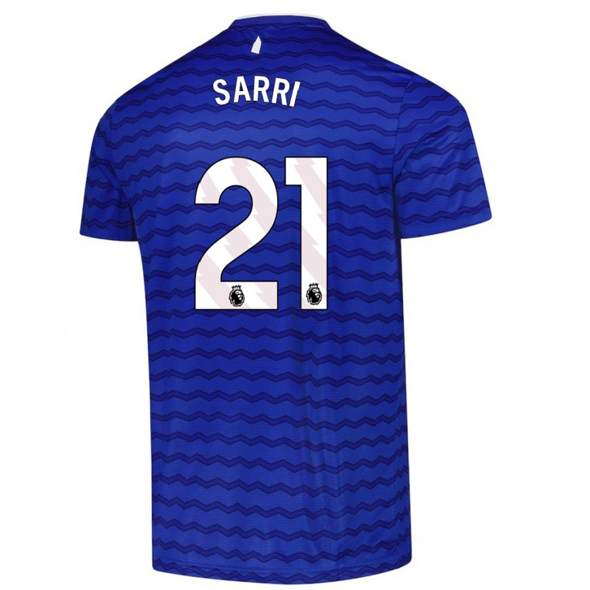 Danxen Dámské Veatriki Sarri #21 Modrá Tmavě Modrá Domů Hráčské Dresy 2025/26 Dres