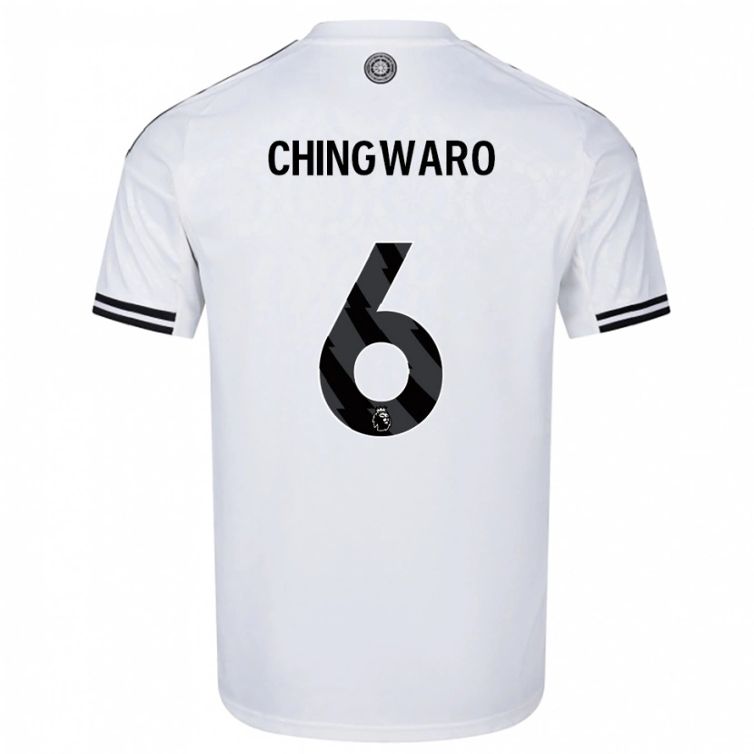 Danxen Dámské Seth Chingwaro #6 Bílá Černá Domů Hráčské Dresy 2025/26 Dres