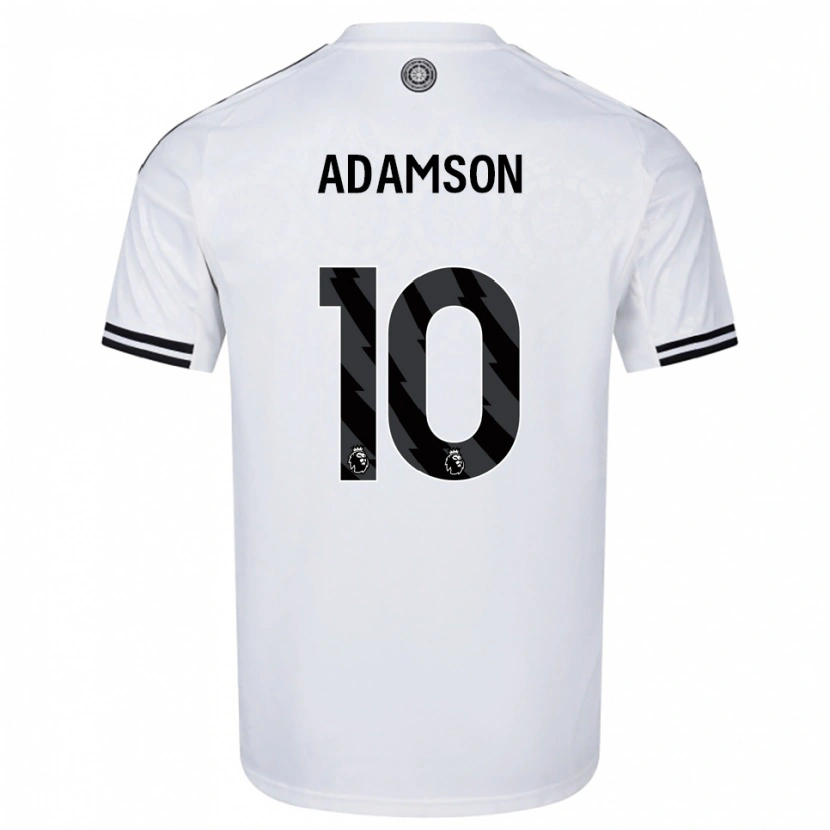 Danxen Dámské Sasha Adamson #10 Bílá Černá Domů Hráčské Dresy 2025/26 Dres