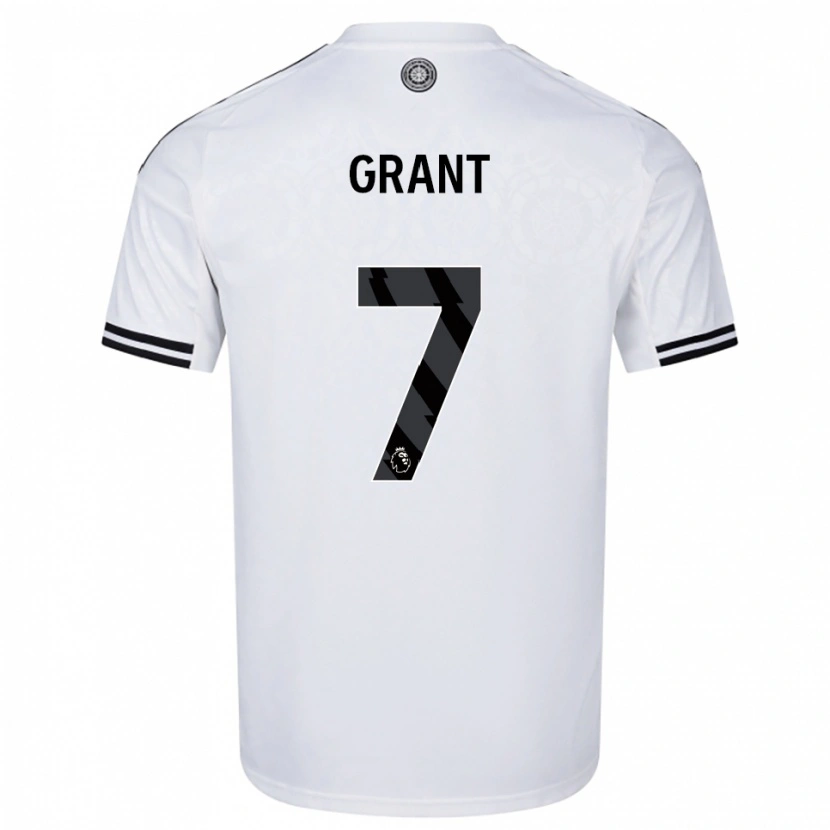 Danxen Dámské Kyle Grant #7 Bílá Černá Domů Hráčské Dresy 2025/26 Dres