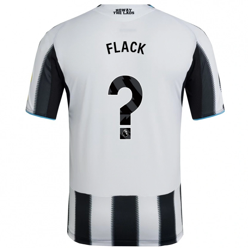 Danxen Dámské Lucas Flack #0 Černá Bílá Domů Hráčské Dresy 2025/26 Dres