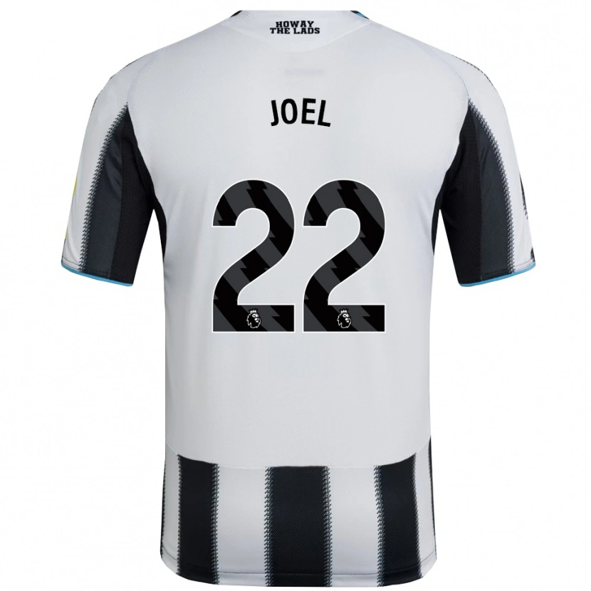 Danxen Dámské Lois Joel #22 Černá Bílá Domů Hráčské Dresy 2025/26 Dres