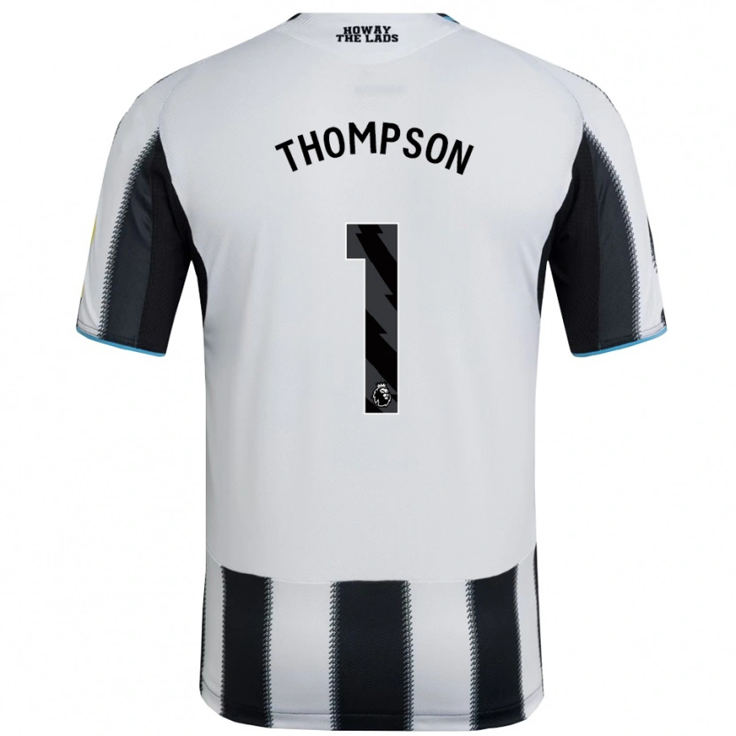 Danxen Dámské Max Thompson #1 Černá Bílá Domů Hráčské Dresy 2025/26 Dres