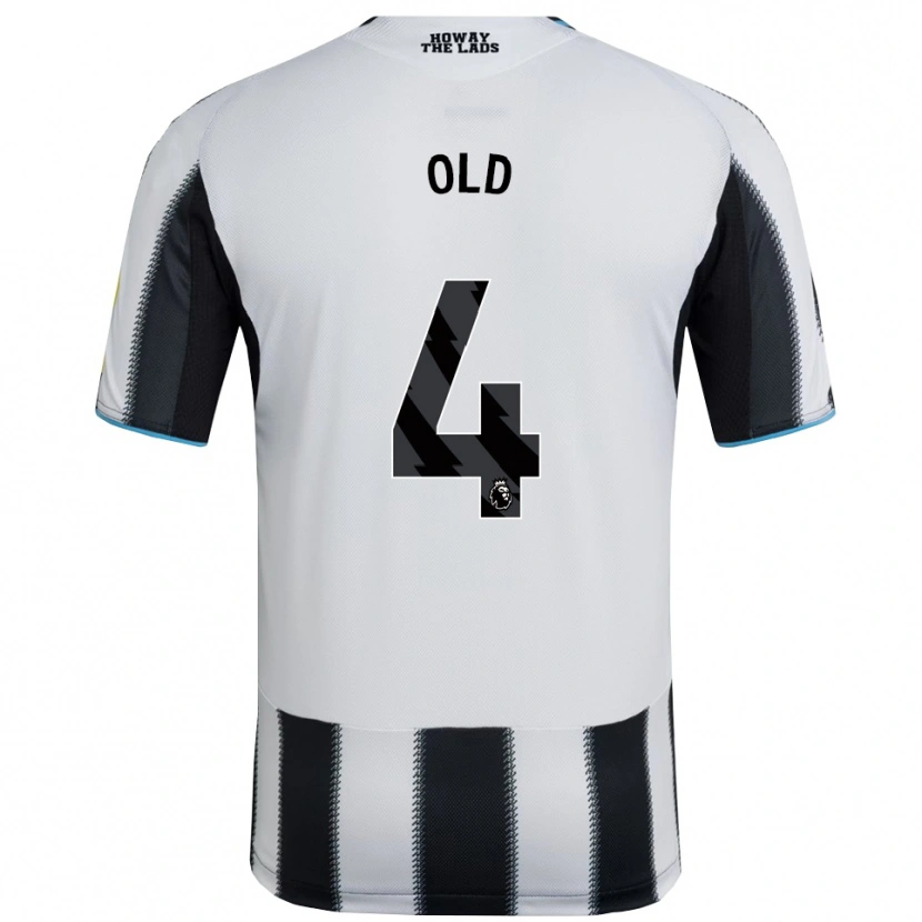 Danxen Dámské Thomas Old #4 Černá Bílá Domů Hráčské Dresy 2025/26 Dres