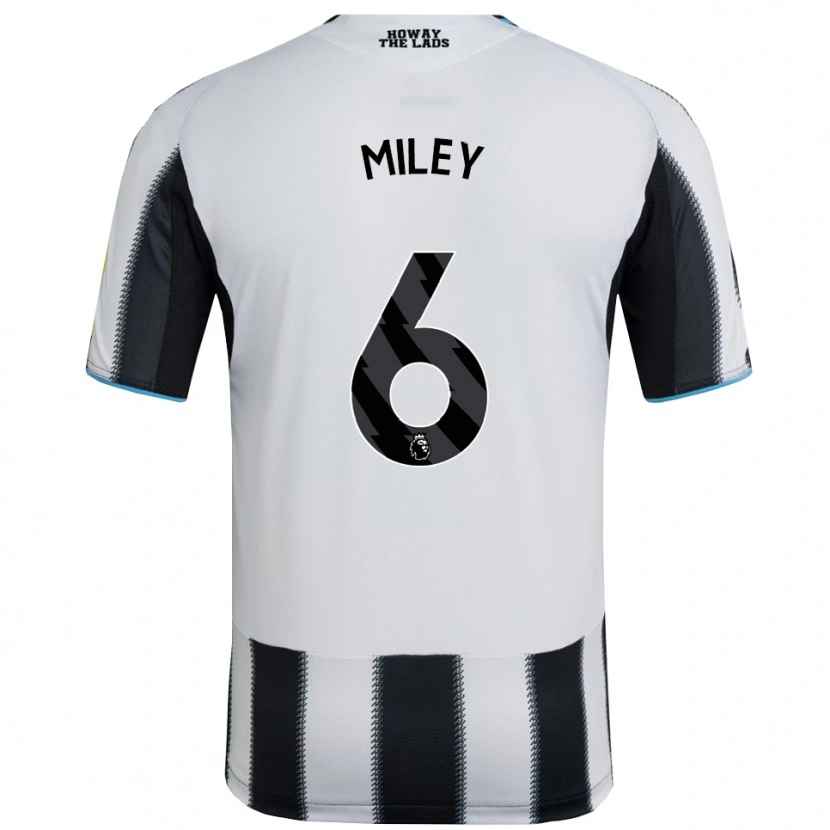 Danxen Dámské Mason Miley #6 Černá Bílá Domů Hráčské Dresy 2025/26 Dres