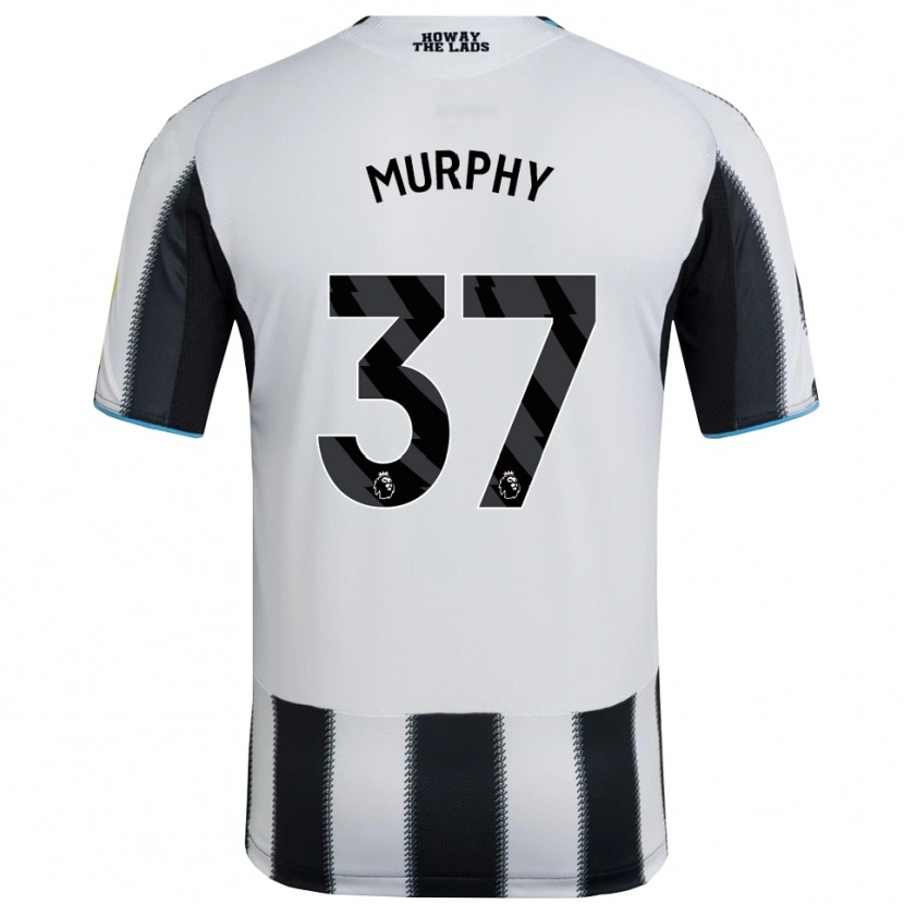 Danxen Dámské Alex Murphy #37 Černá Bílá Domů Hráčské Dresy 2025/26 Dres