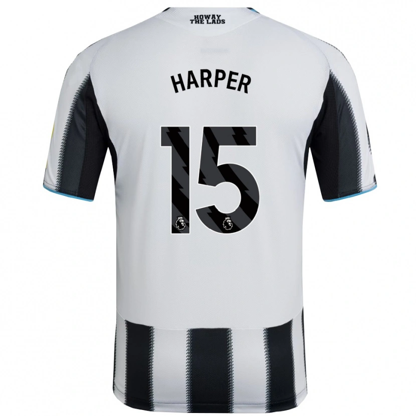 Danxen Dámské Fraser Harper #15 Černá Bílá Domů Hráčské Dresy 2025/26 Dres