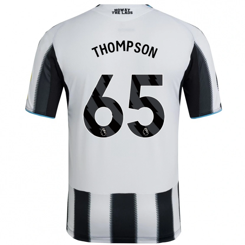 Danxen Dámské Ciaran Thompson #65 Černá Bílá Domů Hráčské Dresy 2025/26 Dres