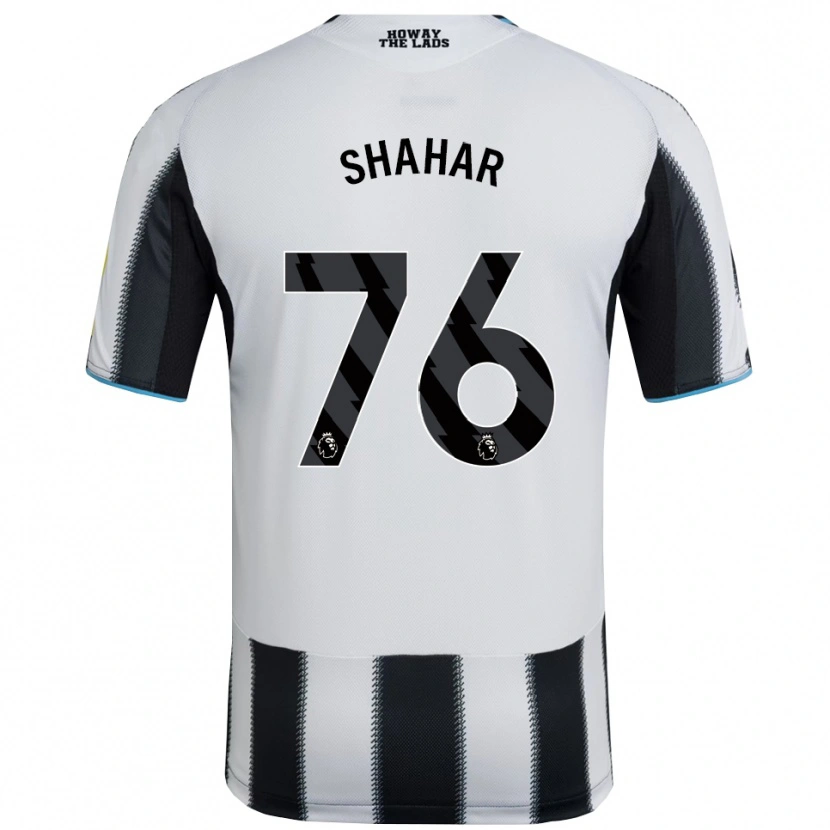 Danxen Dámské Leo Shahar #76 Černá Bílá Domů Hráčské Dresy 2025/26 Dres