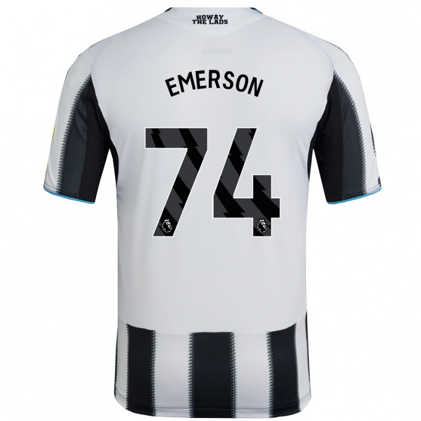 Danxen Dámské Johnny Emerson #74 Černá Bílá Domů Hráčské Dresy 2025/26 Dres
