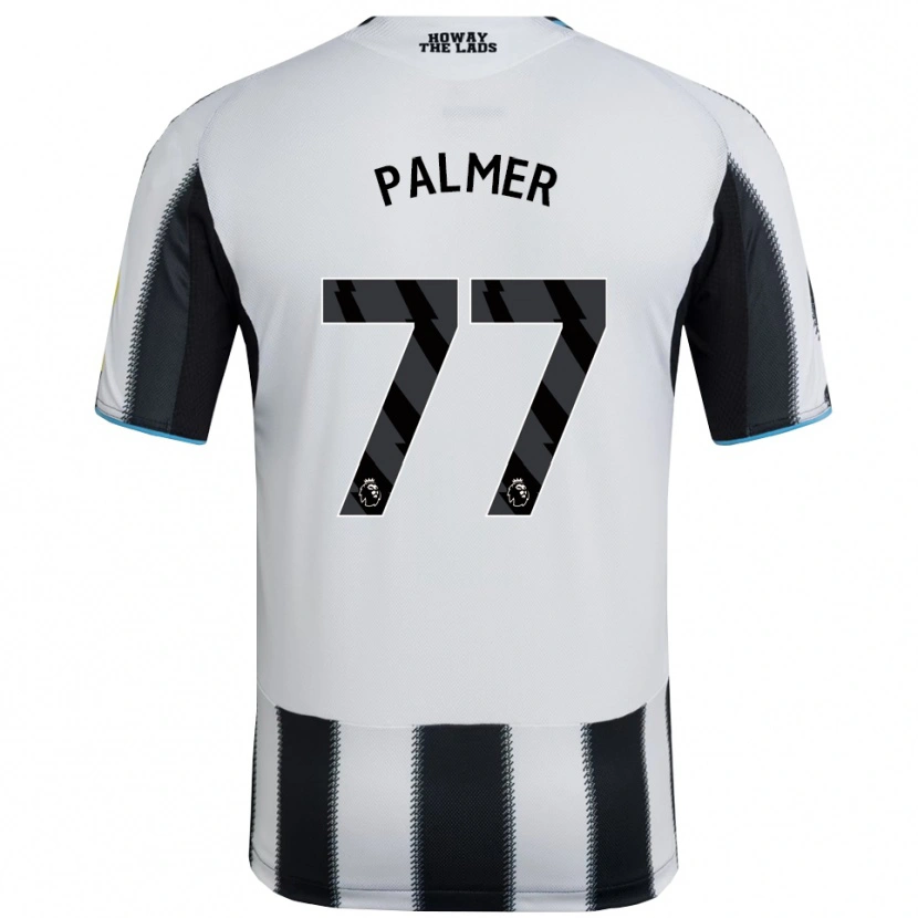 Danxen Dámské Darren Palmer #77 Černá Bílá Domů Hráčské Dresy 2025/26 Dres