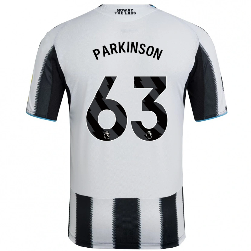 Danxen Dámské Ben Parkinson #63 Černá Bílá Domů Hráčské Dresy 2025/26 Dres