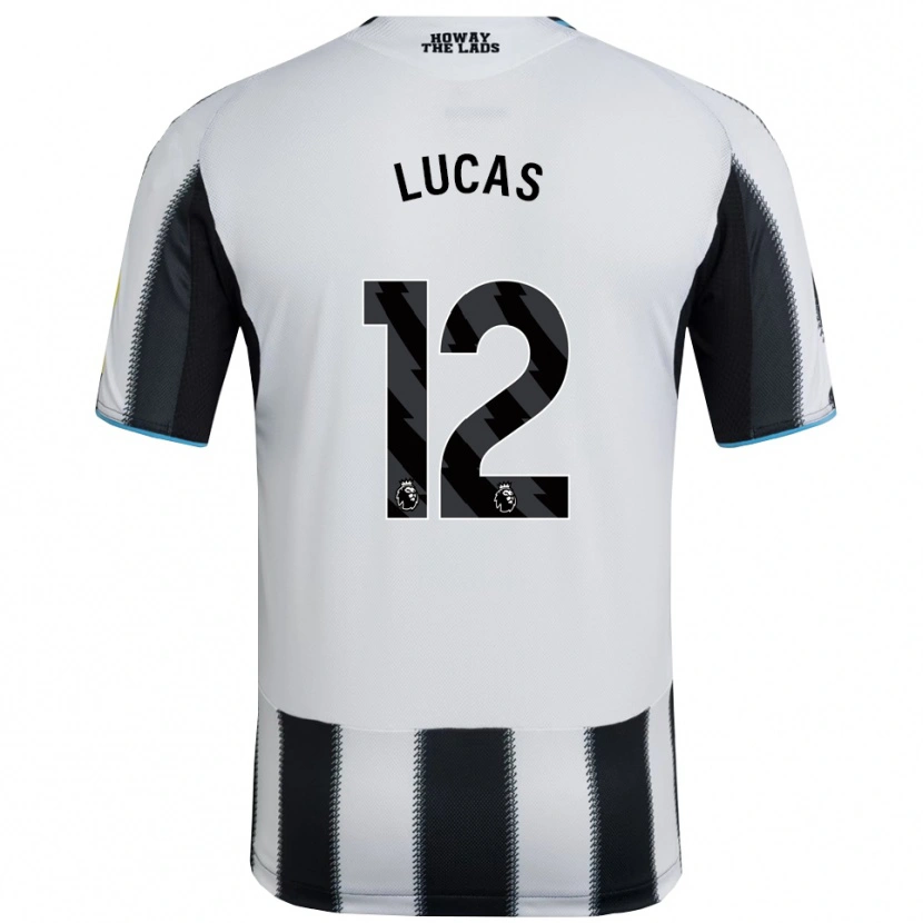 Danxen Dámské Kayden Lucas #12 Černá Bílá Domů Hráčské Dresy 2025/26 Dres