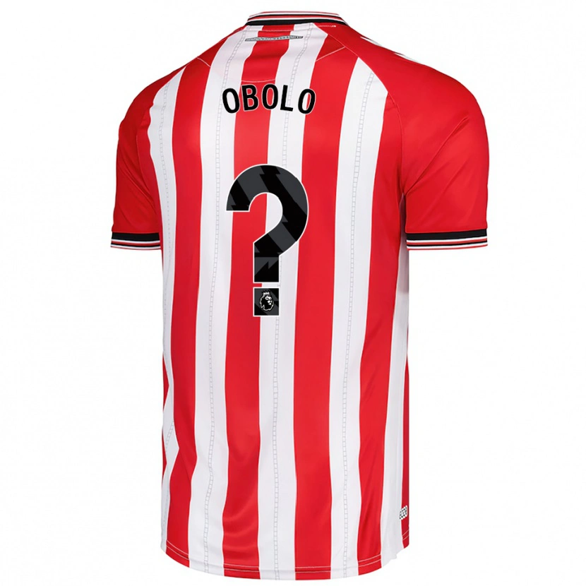 Danxen Dámské Daniel Obolo #0 Červená Bílá Domů Hráčské Dresy 2025/26 Dres