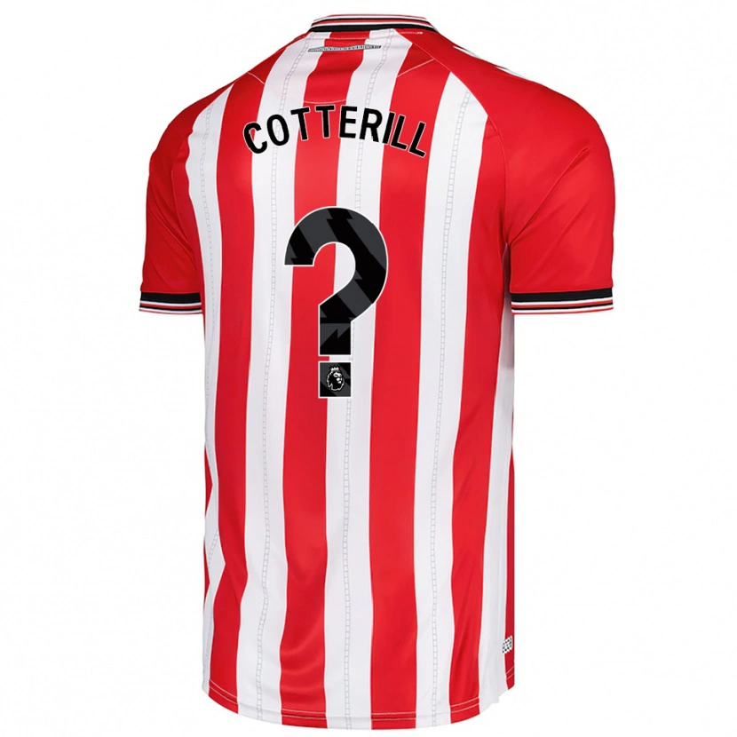 Danxen Dámské Jamie Cotterill #0 Červená Bílá Domů Hráčské Dresy 2025/26 Dres