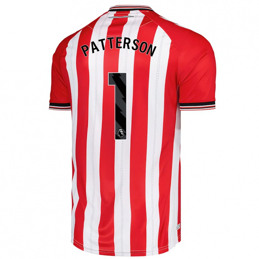 Danxen Dámské Anthony Patterson #1 Červená Bílá Domů Hráčské Dresy 2025/26 Dres