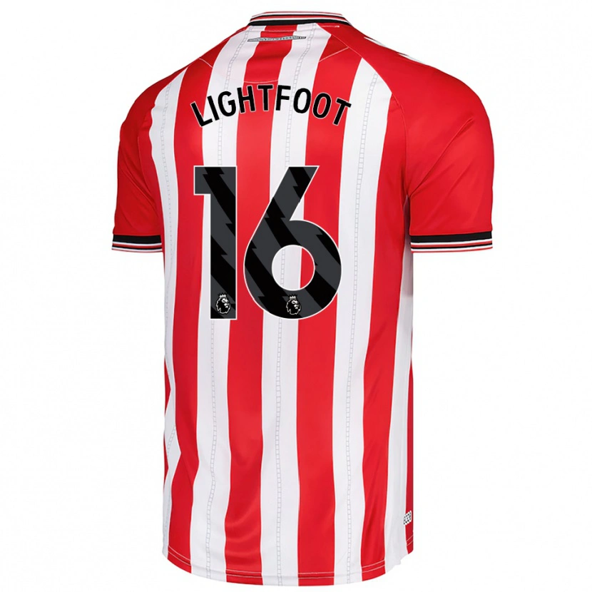 Danxen Dámské Archie Lightfoot #16 Červená Bílá Domů Hráčské Dresy 2025/26 Dres