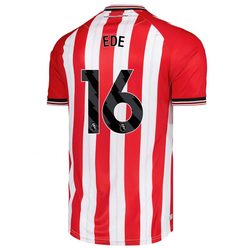 Danxen Dámské Grace Ede #16 Červená Bílá Domů Hráčské Dresy 2025/26 Dres