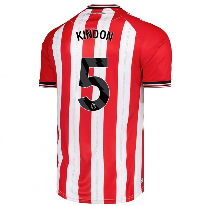 Danxen Dámské Ben Kindon #5 Červená Bílá Domů Hráčské Dresy 2025/26 Dres