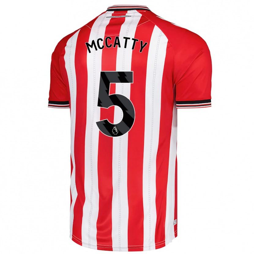 Danxen Dámské Grace Mccatty #5 Červená Bílá Domů Hráčské Dresy 2025/26 Dres