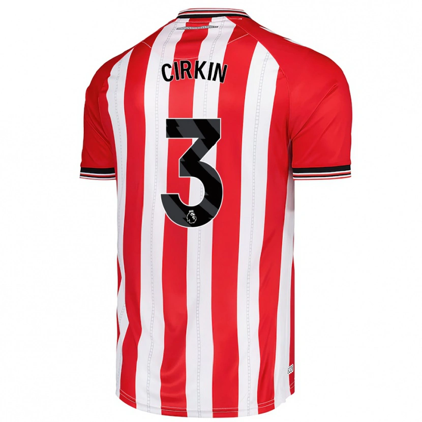 Danxen Dámské Dennis Cirkin #3 Červená Bílá Domů Hráčské Dresy 2025/26 Dres