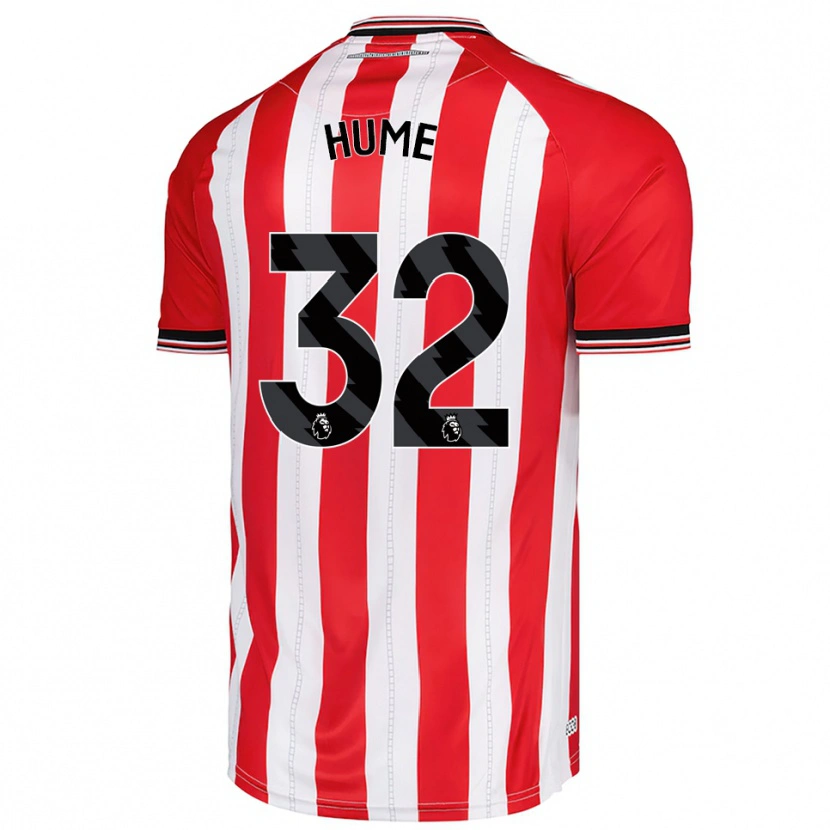 Danxen Dámské Trai Hume #32 Červená Bílá Domů Hráčské Dresy 2025/26 Dres