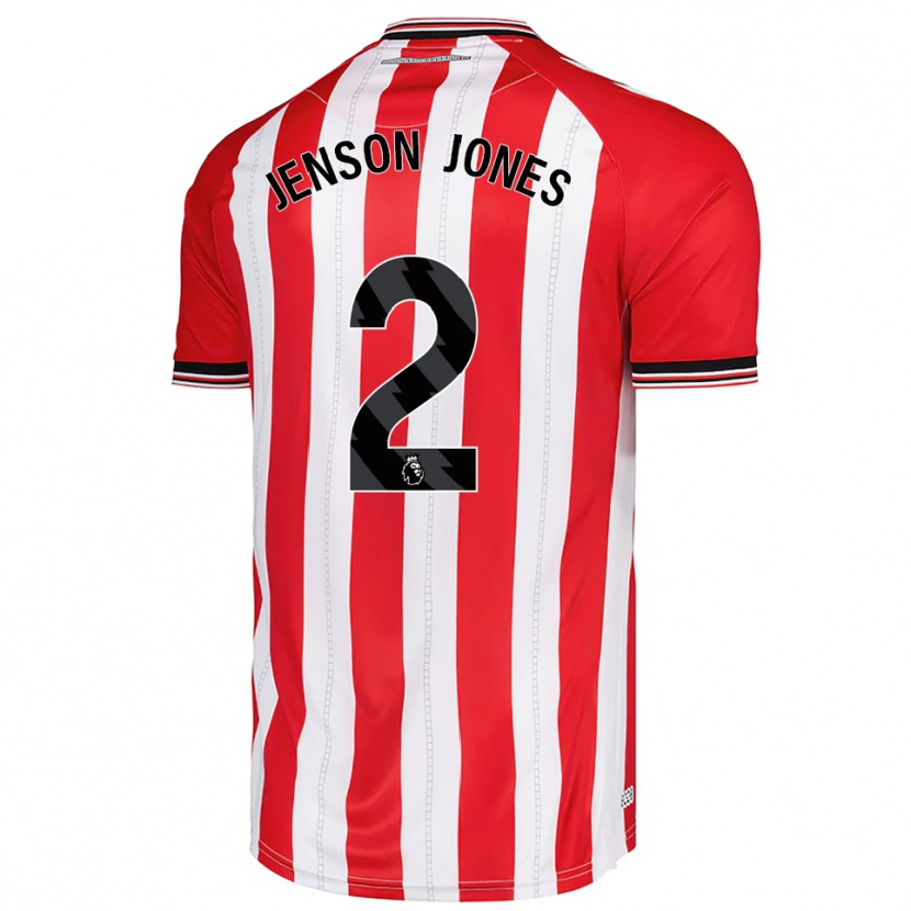Danxen Dámské Jenson Jones #2 Červená Bílá Domů Hráčské Dresy 2025/26 Dres