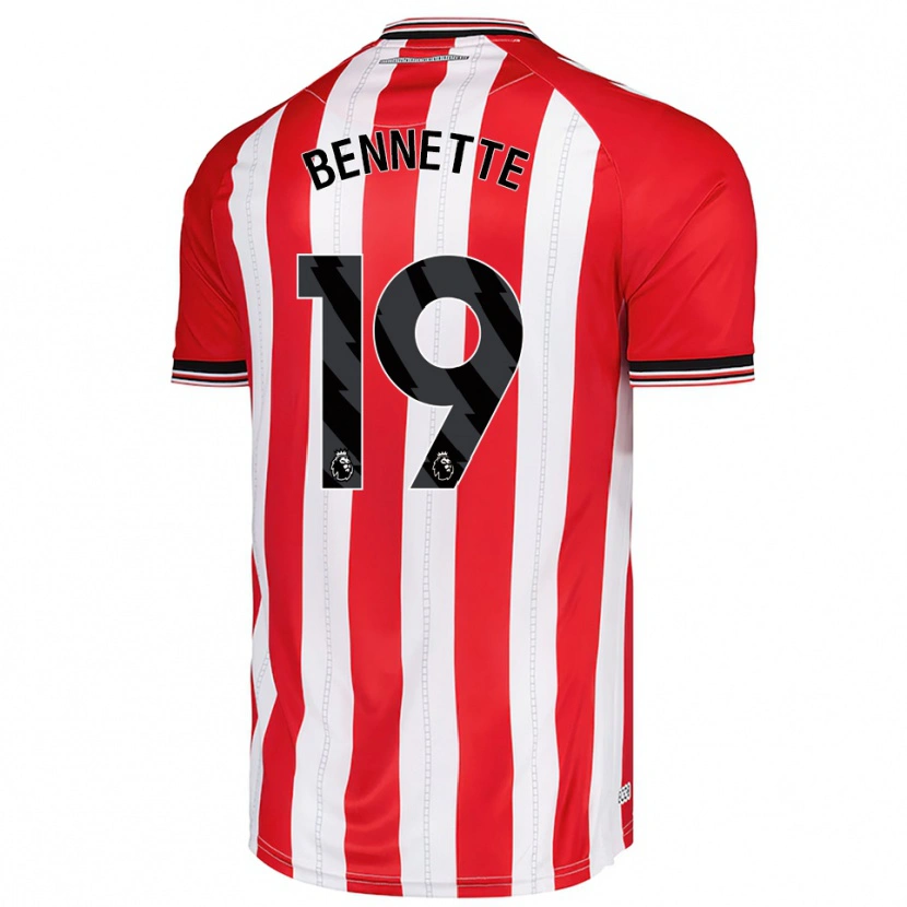 Danxen Dámské Jewison Bennette #19 Červená Bílá Domů Hráčské Dresy 2025/26 Dres
