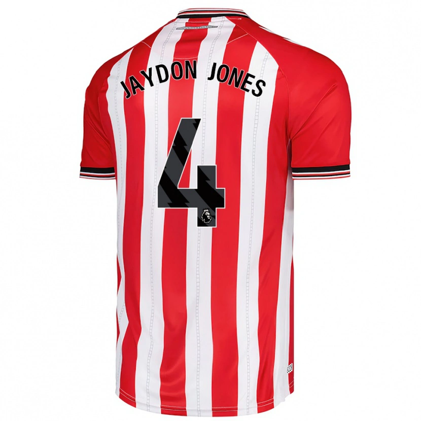 Danxen Dámské Jaydon Jones #4 Červená Bílá Domů Hráčské Dresy 2025/26 Dres