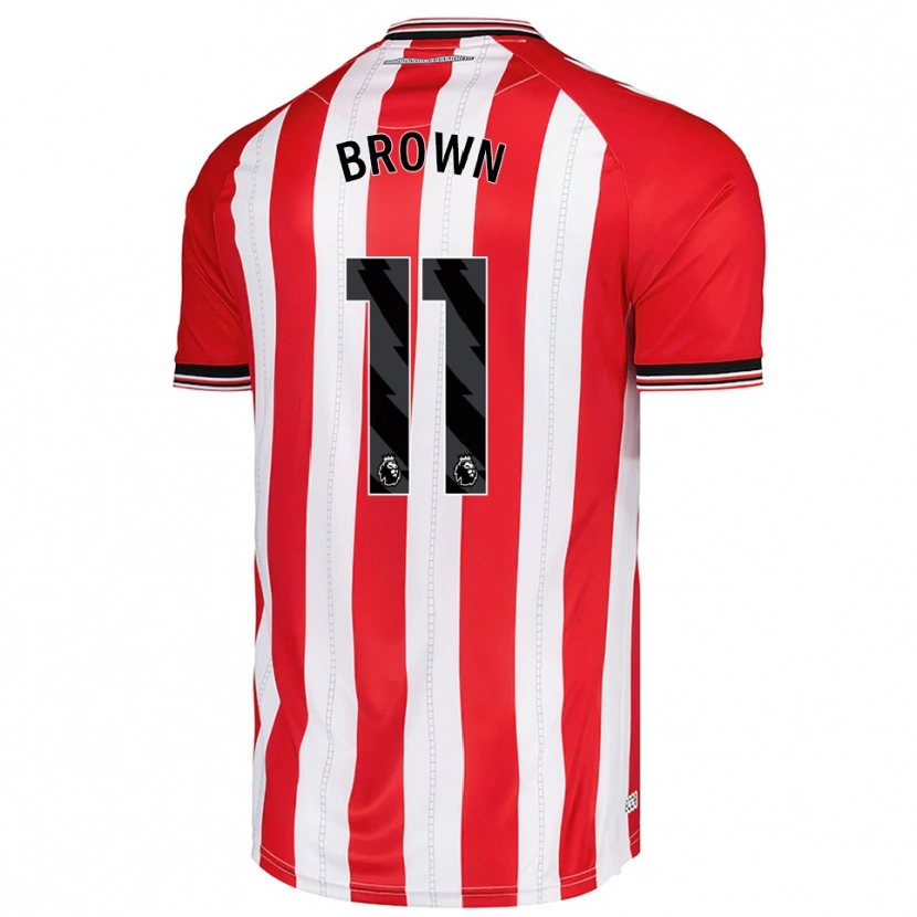 Danxen Dámské Jessica Brown #11 Červená Bílá Domů Hráčské Dresy 2025/26 Dres