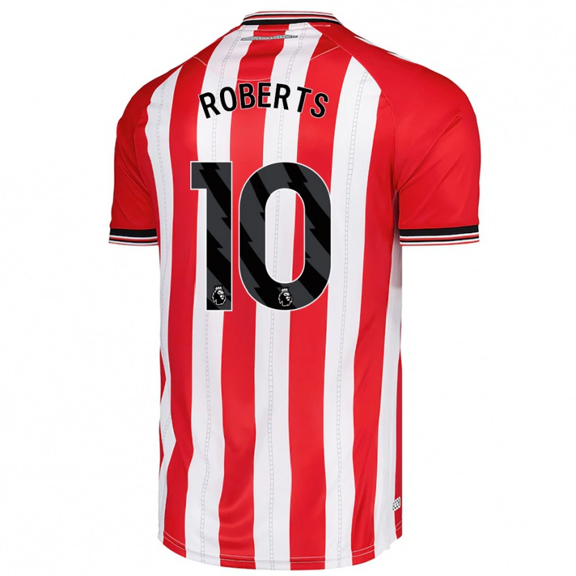 Danxen Dámské Patrick Roberts #10 Červená Bílá Domů Hráčské Dresy 2025/26 Dres