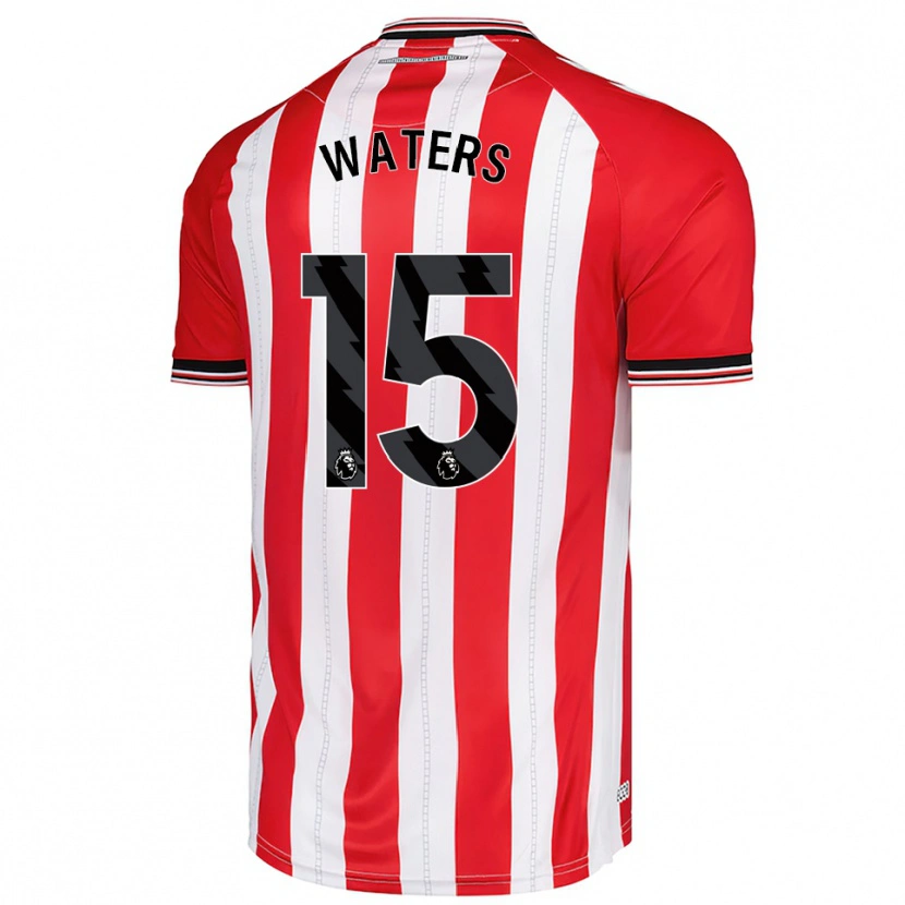 Danxen Dámské Jake Waters #15 Červená Bílá Domů Hráčské Dresy 2025/26 Dres