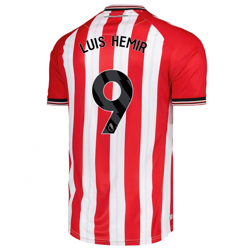 Danxen Dámské Luís Semedo #9 Červená Bílá Domů Hráčské Dresy 2025/26 Dres