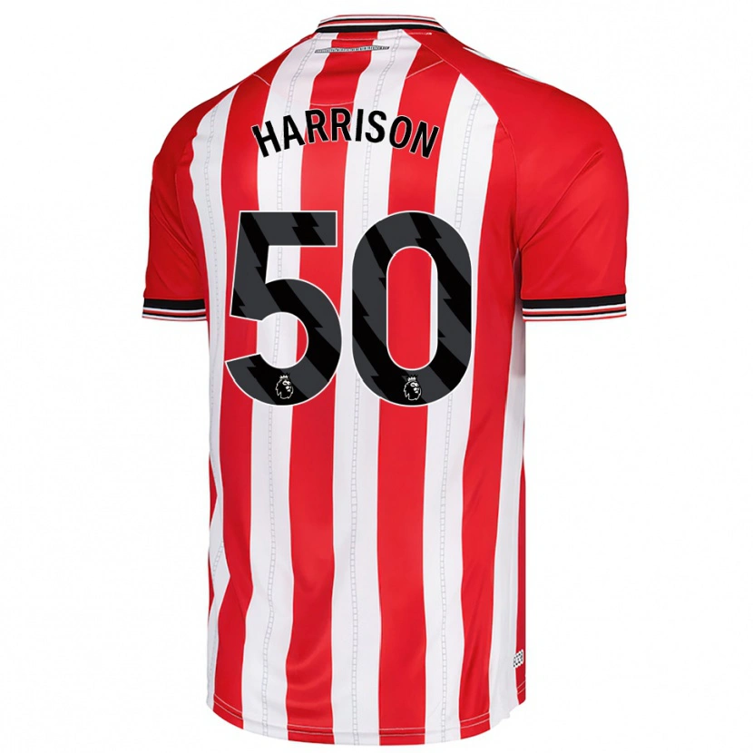 Danxen Dámské Harrison Jones #50 Červená Bílá Domů Hráčské Dresy 2025/26 Dres