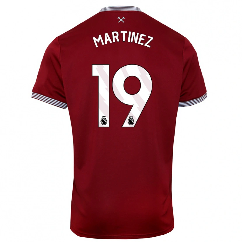 Danxen Dámské Shekiera Martinez #19 Burgundská Bílá Domů Hráčské Dresy 2025/26 Dres