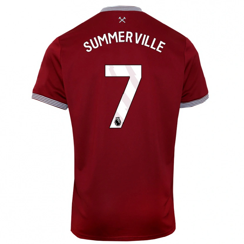 Danxen Dámské Crysencio Summerville #7 Burgundská Bílá Domů Hráčské Dresy 2025/26 Dres