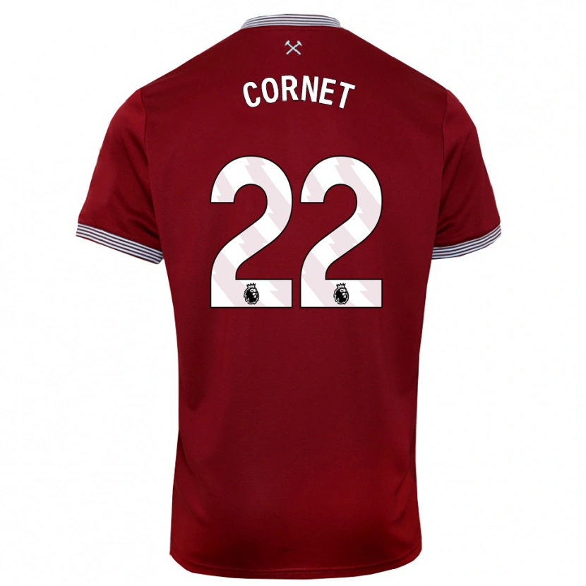 Danxen Dámské Maxwel Cornet #22 Burgundská Bílá Domů Hráčské Dresy 2025/26 Dres